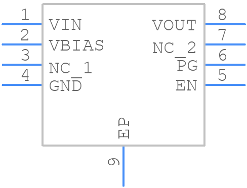 ST1L08SPU33R - STMicroelectronics - PCB symbol