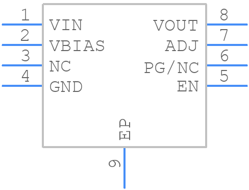 ST1L08SPU12R - STMicroelectronics - PCB symbol