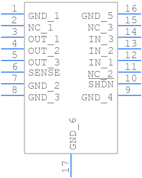 LT1764AEFE-3.3 - Analog Devices - PCB symbol