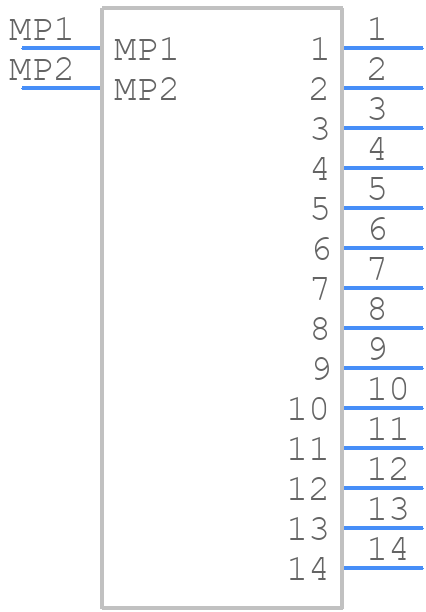 51281-1494 - Molex - PCB symbol