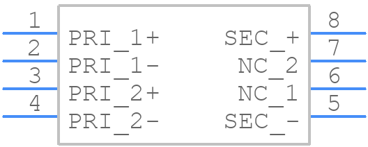 TGM-010P3RLTR - Halo Electronics - PCB symbol