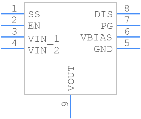 AP22850SH8-7 - Diodes Incorporated - PCB symbol
