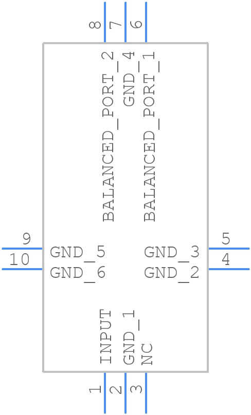 B0110E50200AHF - ANAREN - PCB symbol