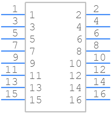 09185166322 - HARTING - PCB symbol