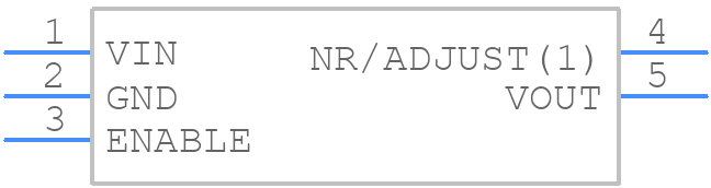 REG102NA-2.5/250G4 - Texas Instruments - PCB symbol