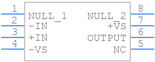 AD848JR - Analog Devices - PCB symbol