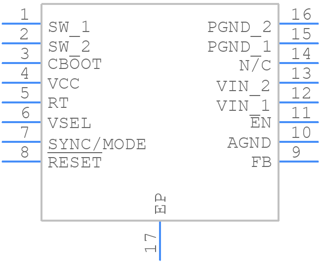 LM63635DQPWPRQ1 - Texas Instruments - PCB symbol