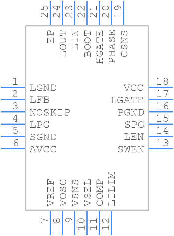 PM6675ASTR - STMicroelectronics - PCB symbol