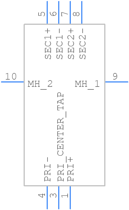 149V - Hammond Manufacturing - PCB symbol