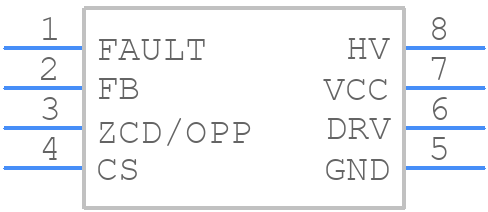 NCP1342AMDCCDR2G - onsemi - PCB symbol