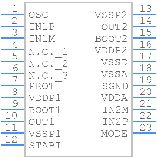 TDA8950J/N1,112 - NXP - PCB symbol
