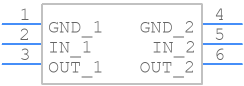 EMH25T2R - ROHM Semiconductor - PCB symbol
