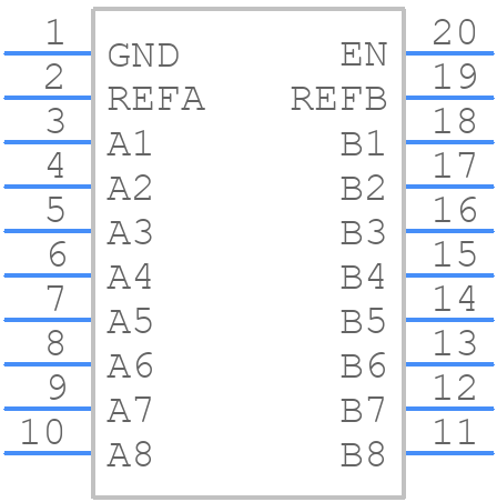 LSF0108PW-Q100J - Nexperia - PCB symbol