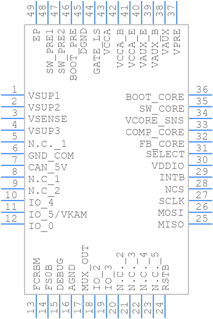 MC33FS6510NAE - NXP - PCB symbol