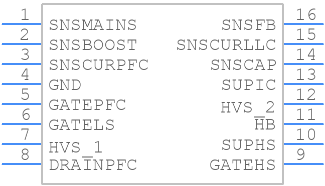 TEA2016AAT/1J - NXP - PCB symbol