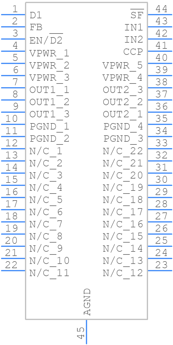 MC33931VW - NXP - PCB symbol