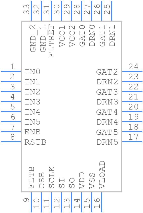 NCV7520FPR2G - onsemi - PCB symbol