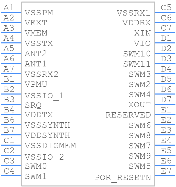 NXH3670UK/A1Z - NXP - PCB symbol