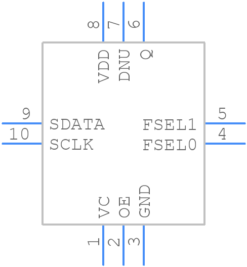 8N0QV01EH-0009CD - Renesas Electronics - PCB symbol