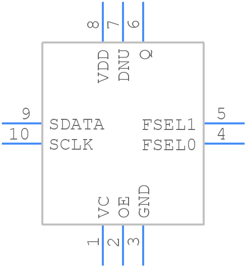 8N0QV01EH-0110CDI8 - Renesas Electronics - PCB symbol