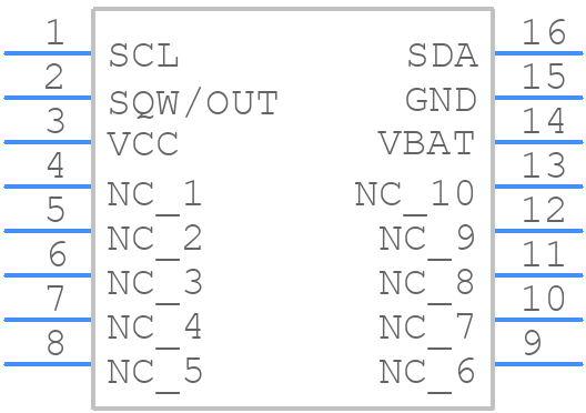 1338AC-18SRGI8 - Renesas Electronics - PCB symbol