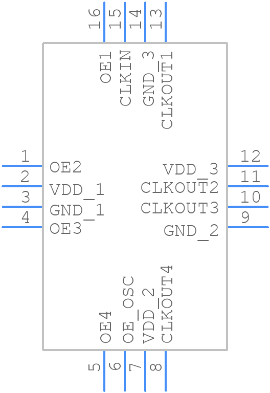 5PB1204CMGK8 - Renesas Electronics - PCB symbol