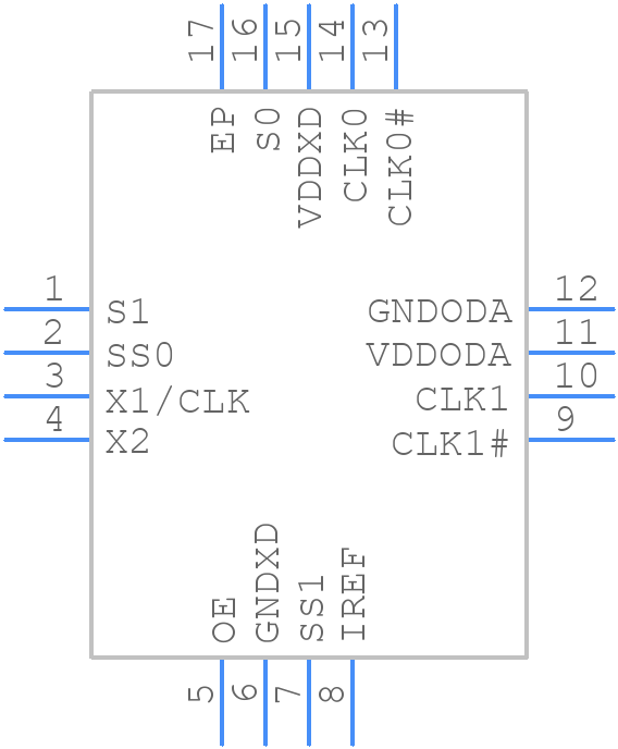 5V41065NLGI - Renesas Electronics - PCB symbol