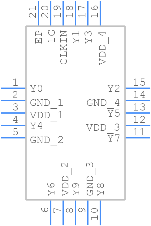 5PB1110NDGK8 - Renesas Electronics - PCB symbol