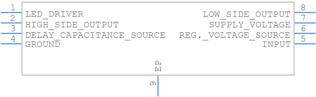 TDE1708DFT - STMicroelectronics - PCB symbol