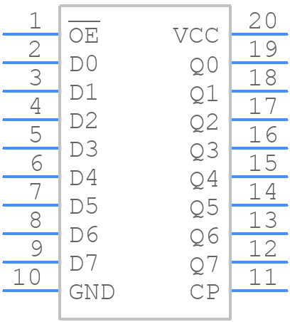 5962-9222201MRA - Renesas Electronics - PCB symbol