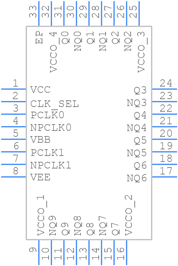 853S111BKILF - Renesas Electronics - PCB symbol