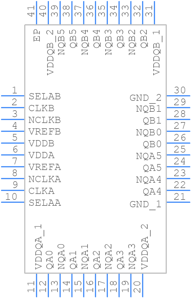 8P34S2106NLGI/W - Renesas Electronics - PCB symbol