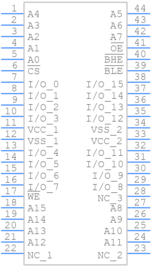 71016S15PHGI8 - Renesas Electronics - PCB symbol