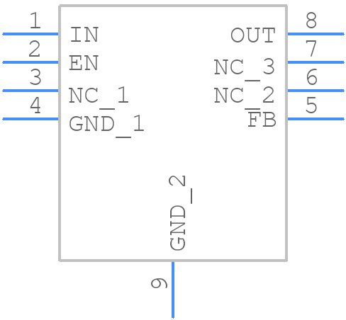 MP2015AGQ-33-Z - Monolithic Power Systems (MPS) - PCB symbol
