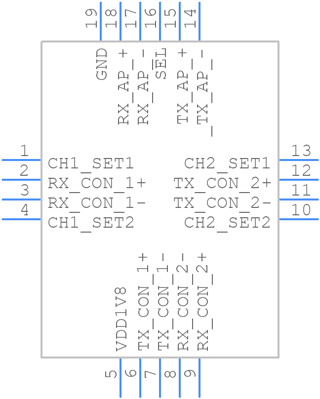 PTN36043ABXY - NXP - PCB symbol