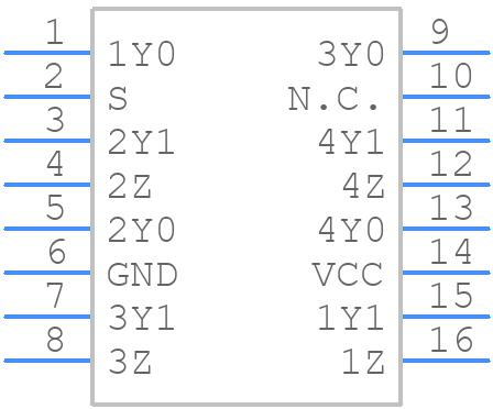 NX3DV2567GU,115 - NXP - PCB symbol
