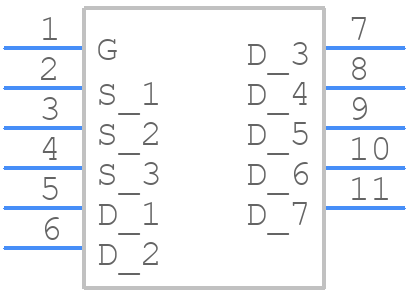 NTMTS0D7N06CLTXG - onsemi - PCB symbol