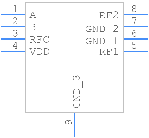 HMC784MS8GETR - Analog Devices - PCB symbol