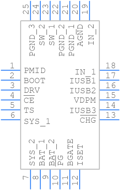 BQ24266RGET - Texas Instruments - PCB symbol