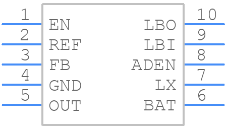 NCP1423DMR2G - onsemi - PCB symbol