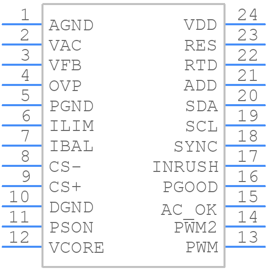 ADP1048ARQZ-R7 - Analog Devices - PCB symbol
