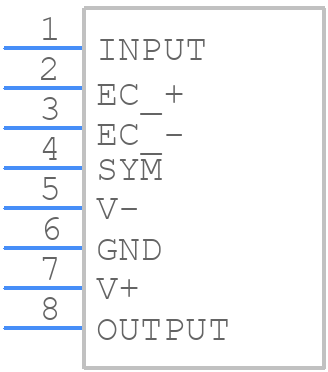 2181CL08-U - THAT CORPORATION - PCB symbol