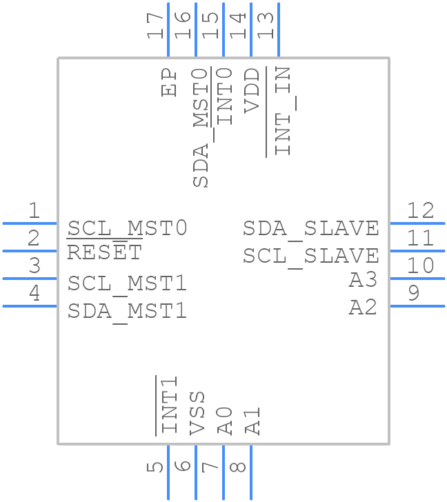 PCA9541ABS/03,118 - NXP - PCB symbol