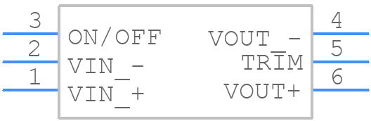 SHHD005A0F41Z - OmniOn Power - PCB symbol