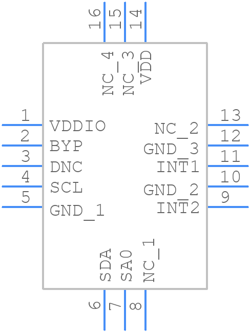 MMA8453QT - NXP - PCB symbol