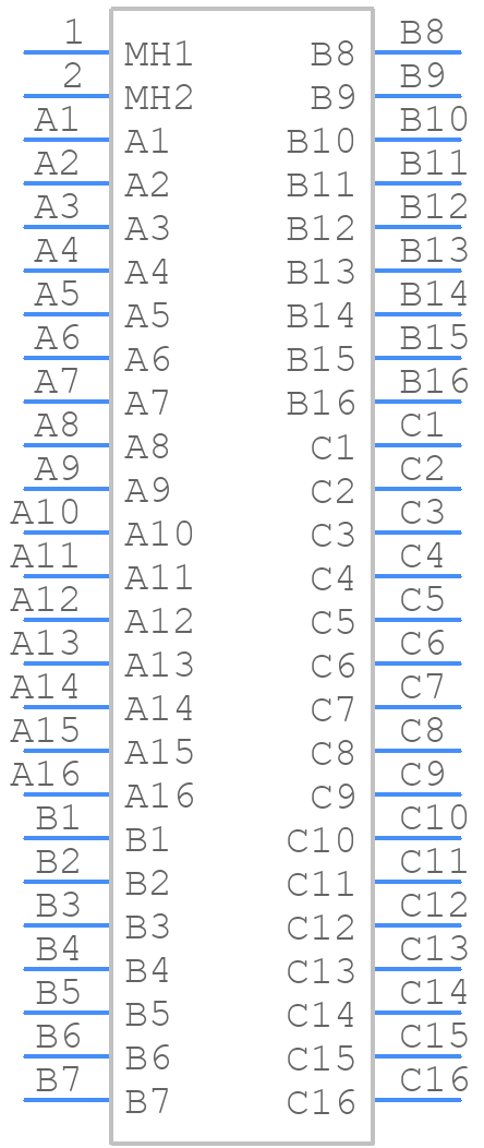 PCN10-48S-2.54DSA(72) - Hirose - PCB symbol