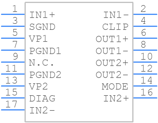 TDA8566Q/N2S,112 - NXP - PCB symbol