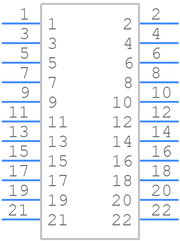 ZSS-111-08-T-D-1117 - SAMTEC - PCB symbol