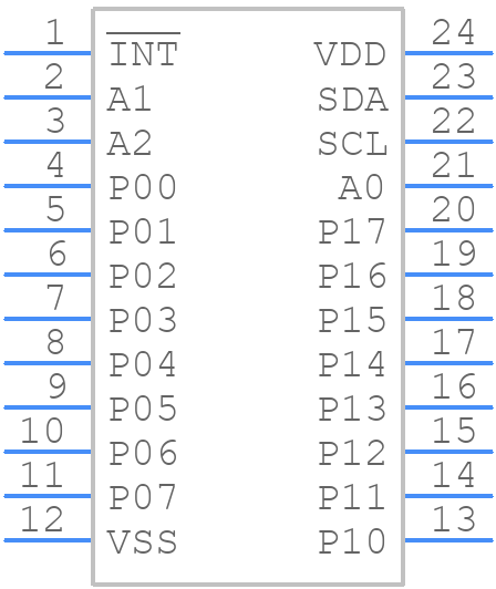 PCF8575TS/1,118 - NXP - PCB symbol