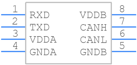 MAX14878AWA+ - Analog Devices - PCB symbol